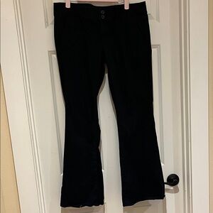American Eagle Black Boot Leg Chinos